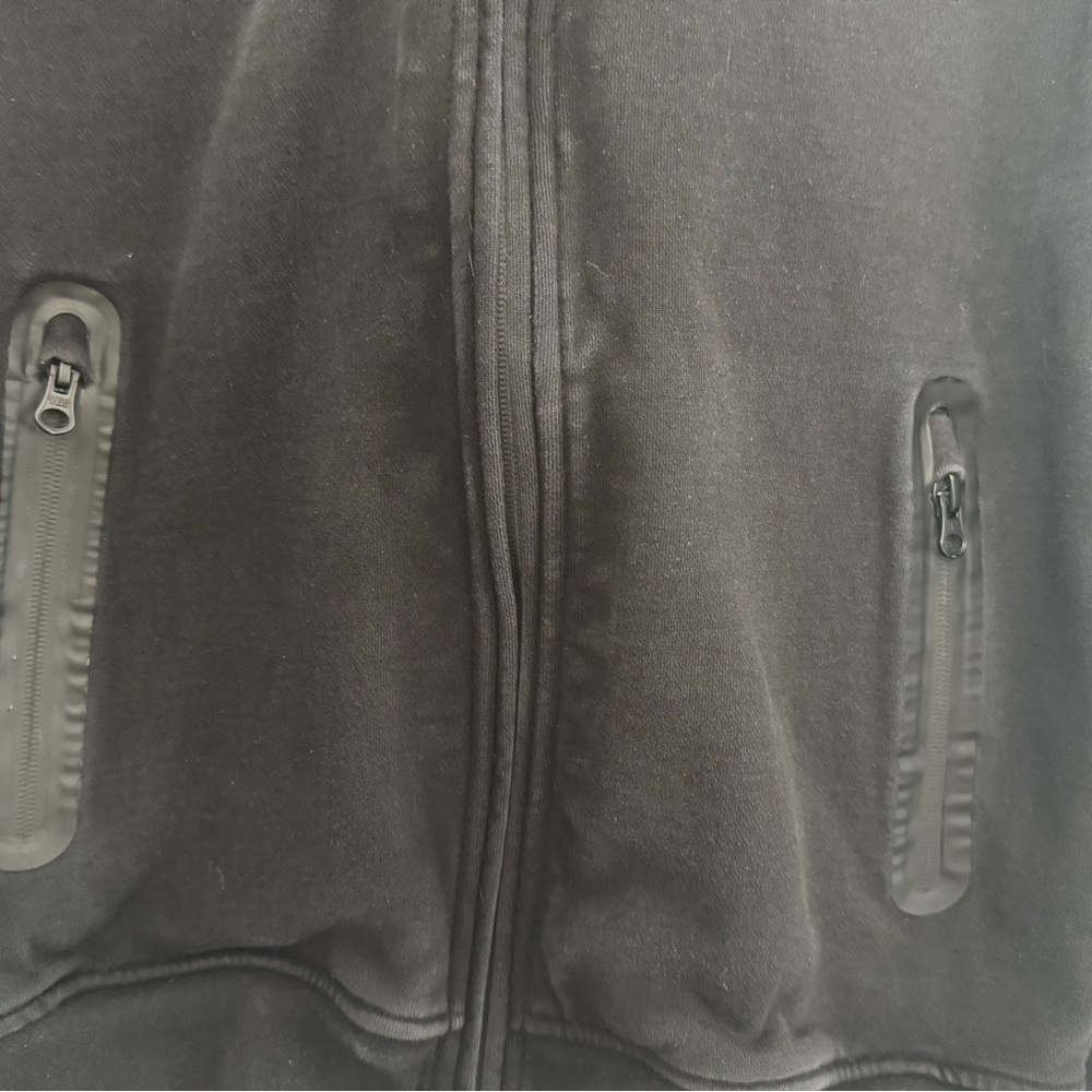 Men's Black zip up Cookie Jacket hoodie - Picture 8 of 11